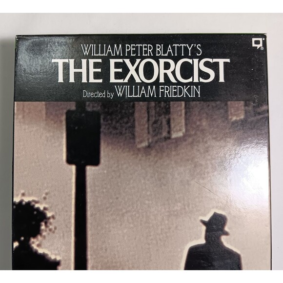 The Exorcist VHS Movie Horror Terror William Friedkin Linda Blair 1973 1990 Vtg - Picture 3 of 10